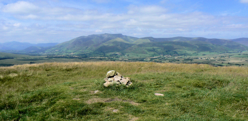 Great Mell Fell's summit Great Mell Fell's summit